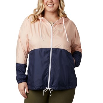 Columbia Jas Dames, Flash Forward Windbreaker Plus Size Donkerblauw, 74ANZPBSH